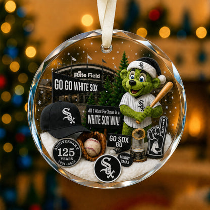 All Baseball Teams Christmas Glass Ornament  With Red Gift Box | 5to9vibe