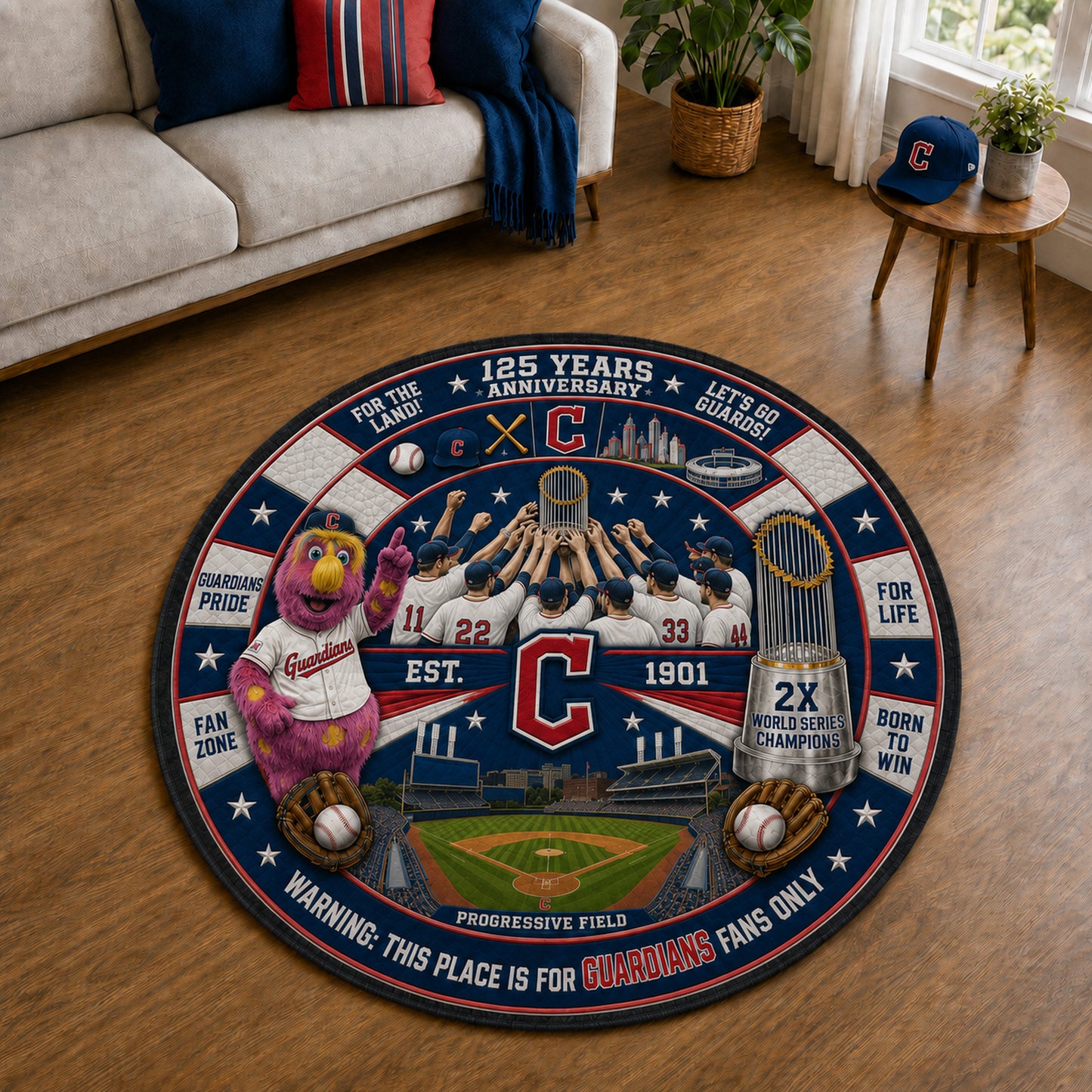 Alfombra personalizada de bienvenida premium de equipo de la MLB – Felpudo de béisbol personalizado