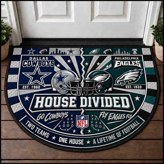 Football DC/PE Custom Premium Welcome Mat – Personalized Doormat
