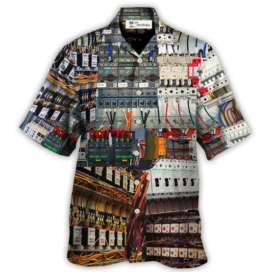 Hawaiian Shirt / Adults / S Electrician Have No Fear The Electrician - Hawaiian Shirt 