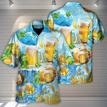 Beer Make Everyone Happy - Hawaiian Shirt 