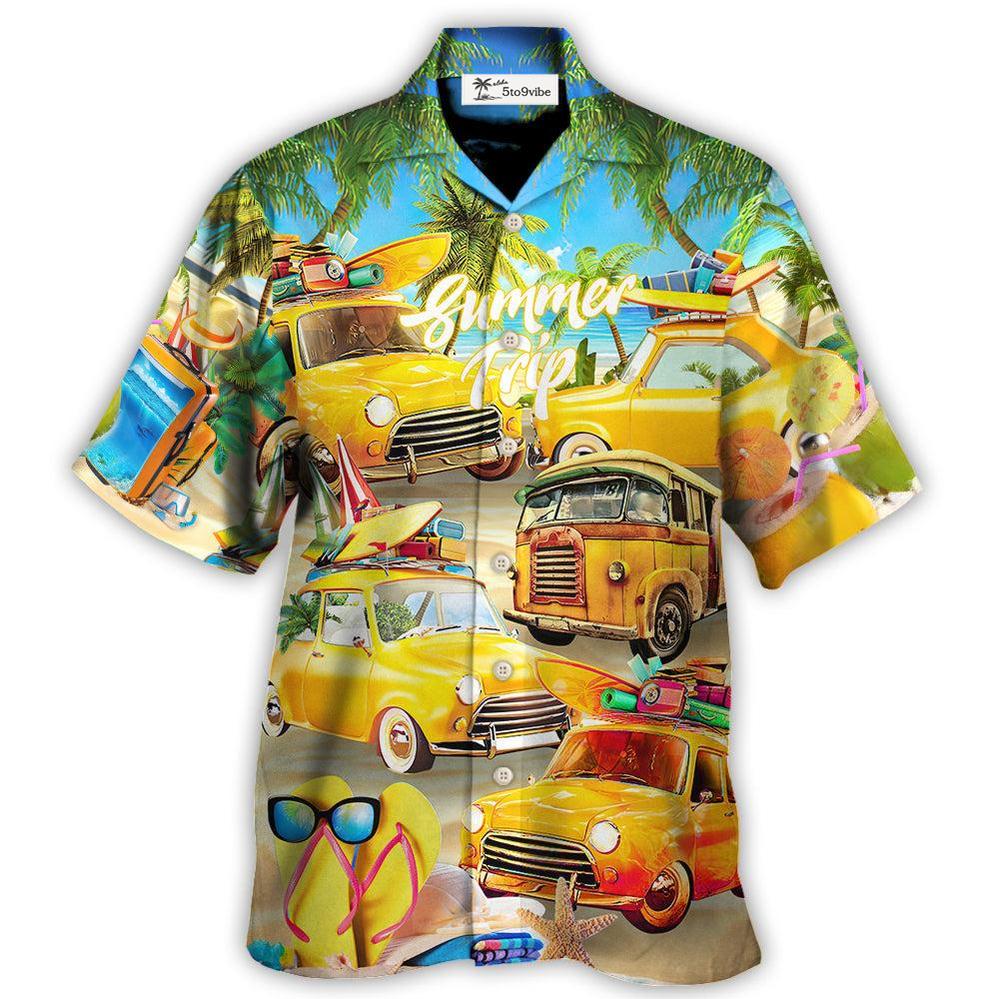 Hawaiian Shirt / Adults / S Car Let The Sea Summer Trip - Hawaiian Shirt 