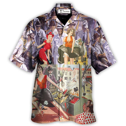 Lawn Bowling Oop! Look Girl And Lawn Bowling - Hawaiian Shirt 