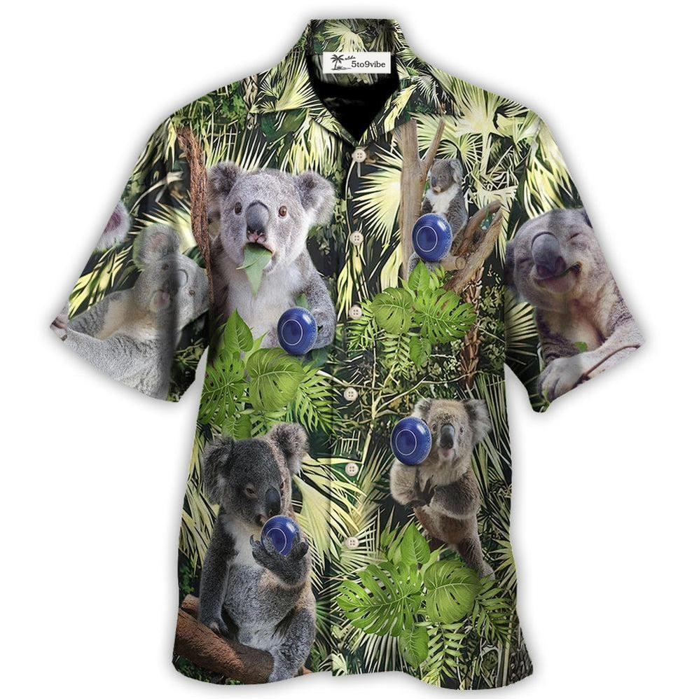 Lawn Bowling Koala In Jungle Play Lawn Bowling - Hawaiian Shirt 