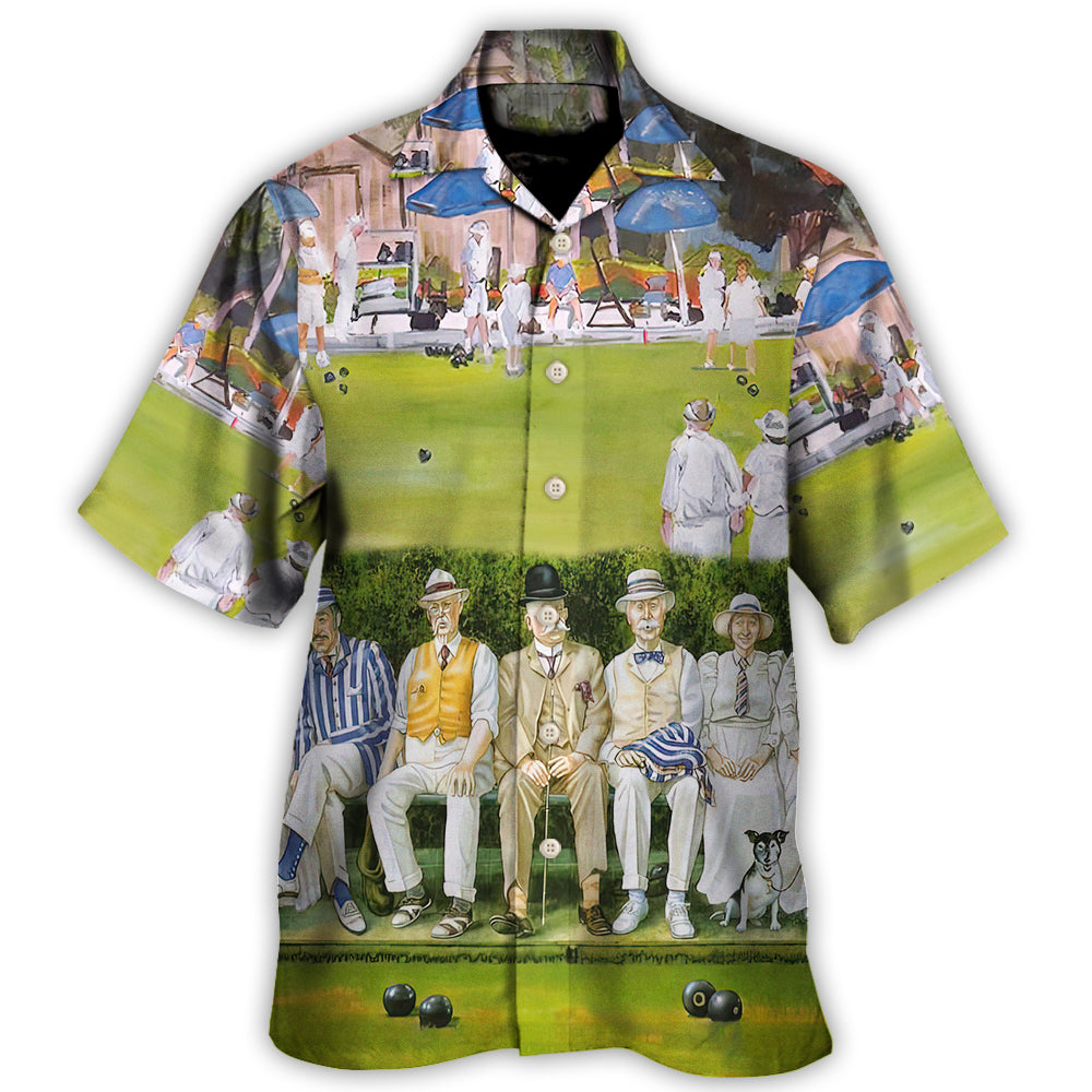 Lawn Bowling This Is My Family - Hawaiian Shirt 