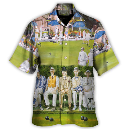 Lawn Bowling This Is My Family - Hawaiian Shirt 