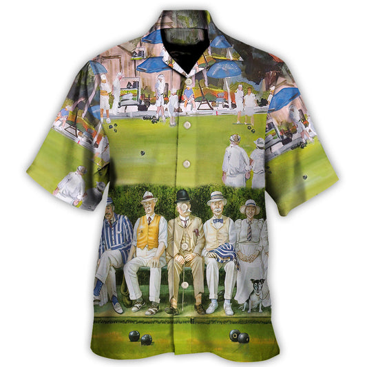 Lawn Bowling This Is My Family - Hawaiian Shirt 