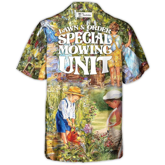 Gardening Lawn & Order Special Mowing Unit - Hawaiian Shirt