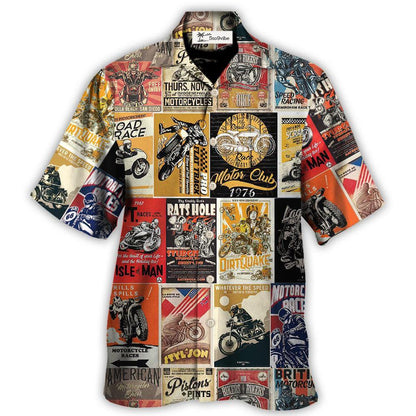 Motorcycle A Bike On The Road Is Worth Two In The Shed - Hawaiian Shirt - Owl Ohh 