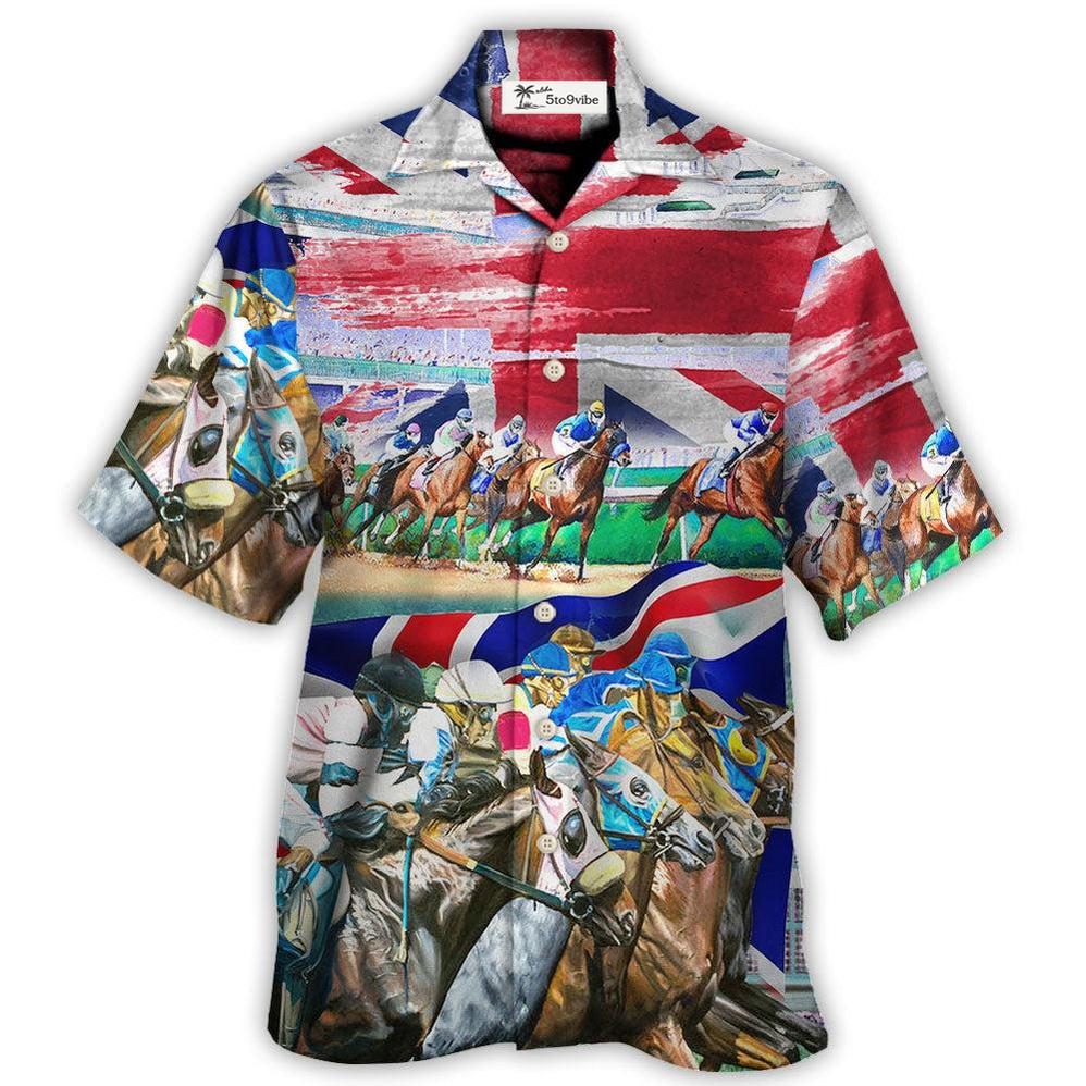 Horse United Kingdom Horse Racing Amazing Seat Lover - Hawaiian Shirt 