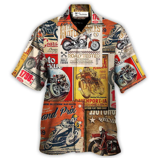 Motorcycle If You Can Still Hear Your Fears, Drop A Gear - Hawaiian Shirt - Owl Ohh 