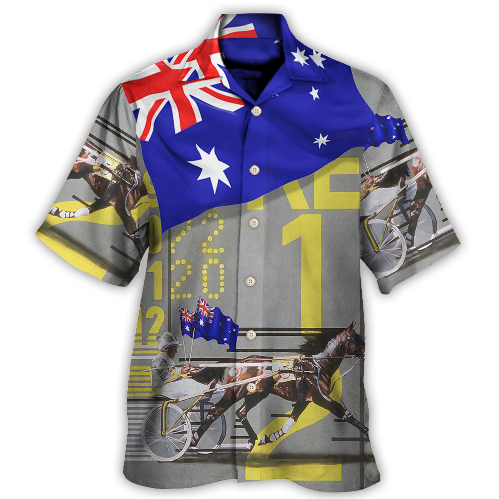 Harness Racing Horse Australia Vibe - Hawaiian Shirt 
