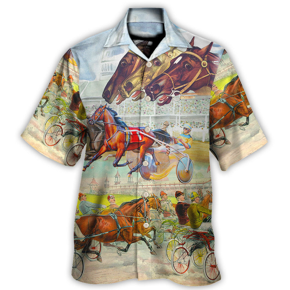 Harness Racing Horse Racing Horse Lover - Hawaiian Shirt 