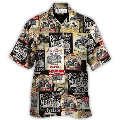Motorcycle Timeless Treasures Motorcycles - Hawaiian Shirt - Owl Ohh 