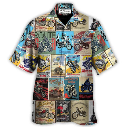 Motorcycle A Long Ride Is The Answer To Your Questions You Will Soon Forget - Hawaiian Shirt - Owl Ohh 