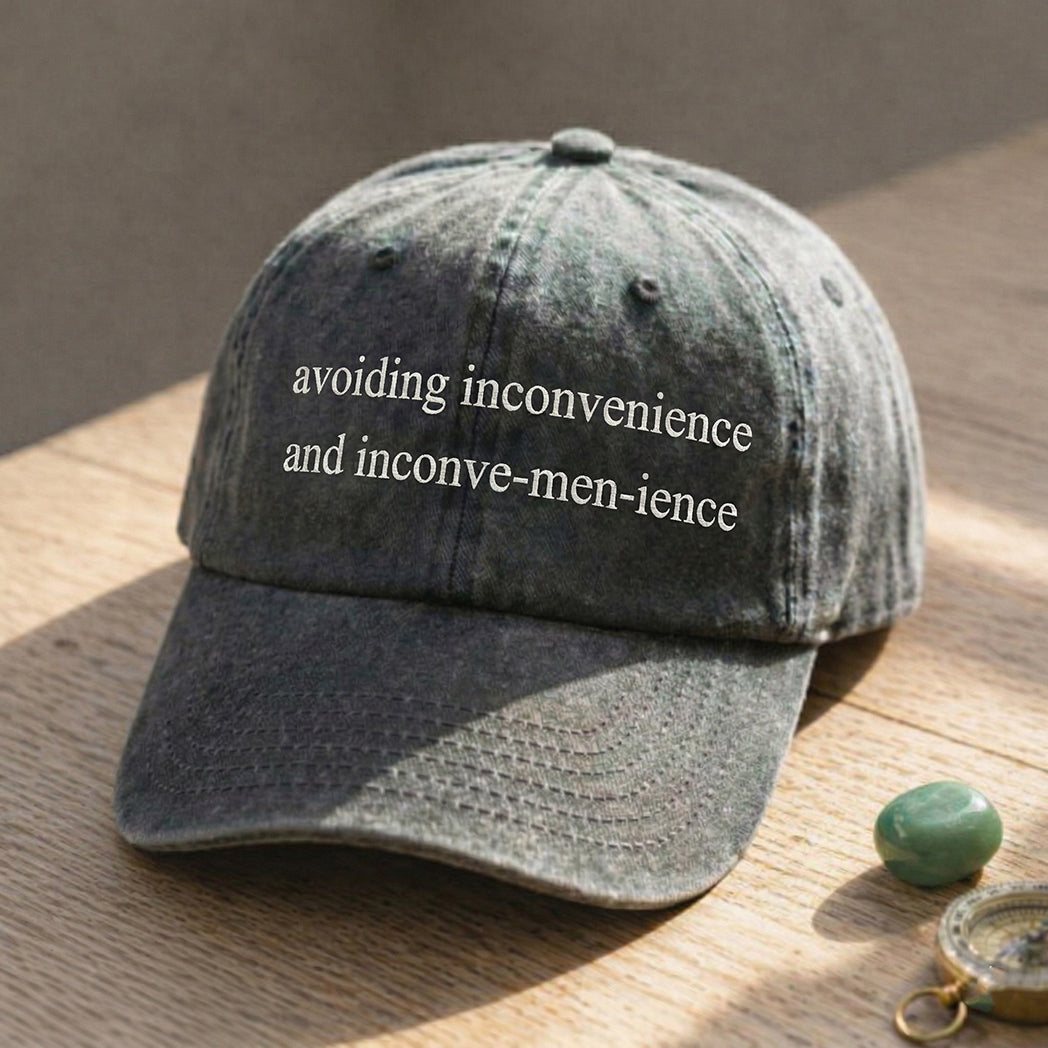 Meningeneral Funny Quotes Baseball Hat Embroidered Premium Baseball Wash Cap