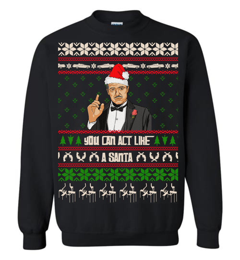 The Godfather Ugly Sweater - Funny Ugly Christmas Sweater