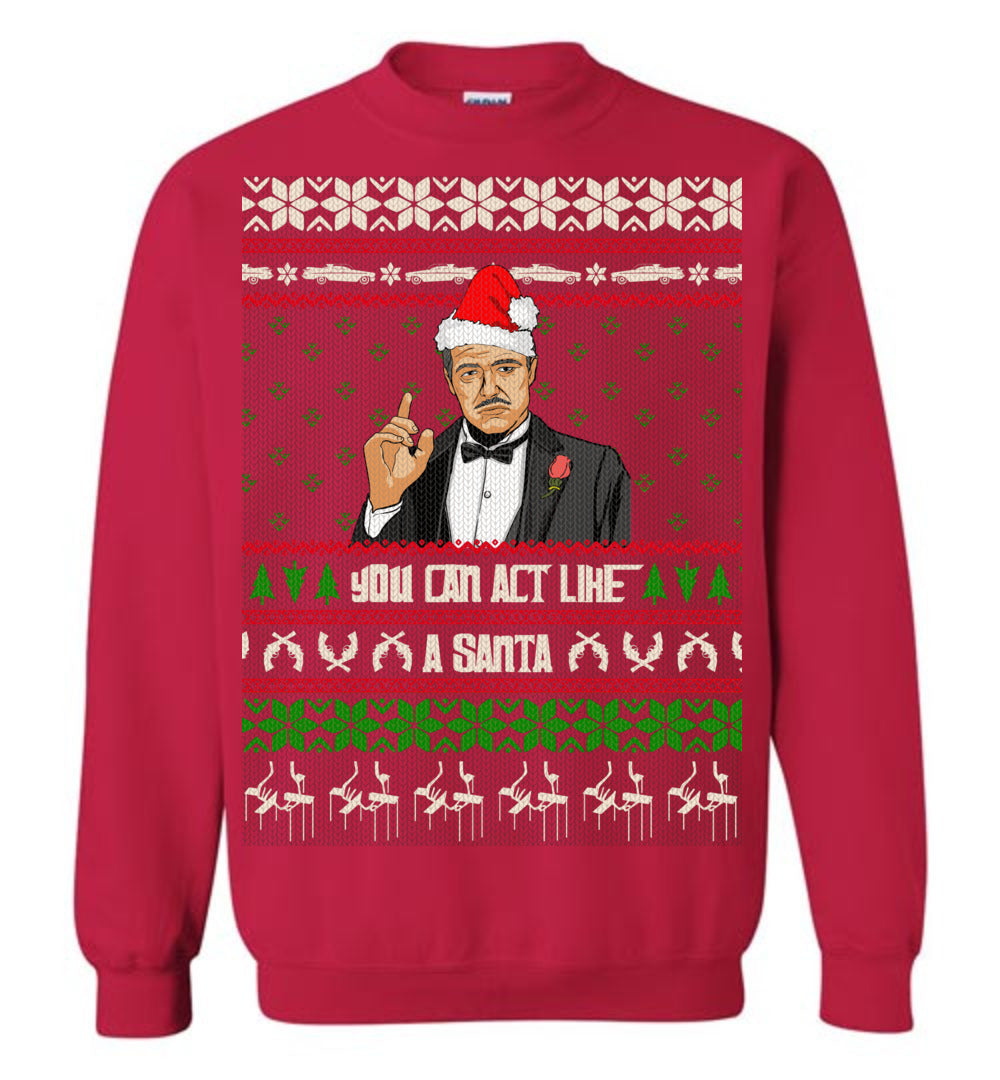 The Godfather Ugly Sweater - Funny Ugly Christmas Sweater