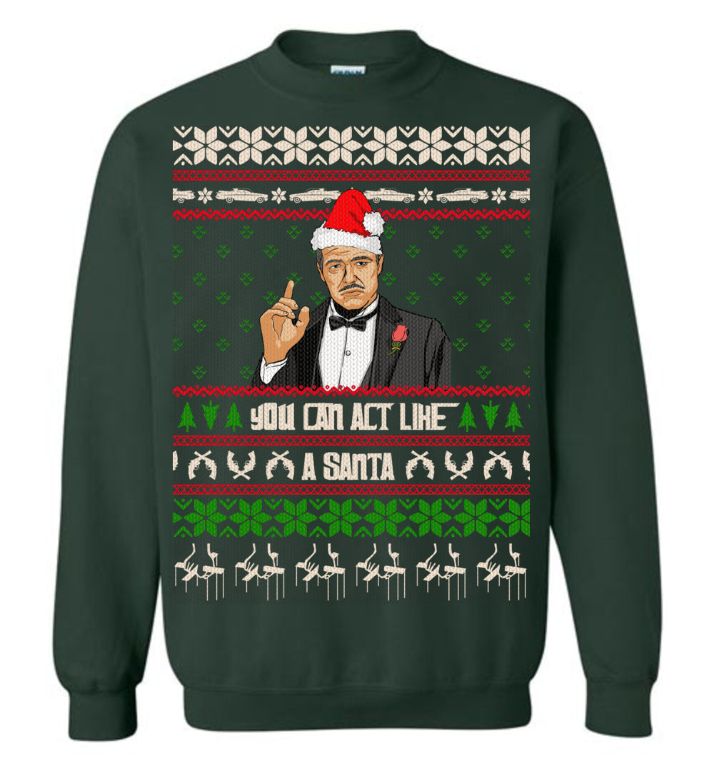 The Godfather Ugly Sweater - Funny Ugly Christmas Sweater