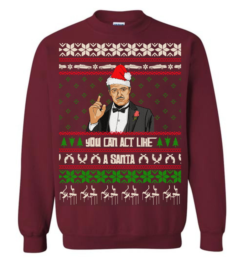 The Godfather Ugly Sweater - Funny Ugly Christmas Sweater
