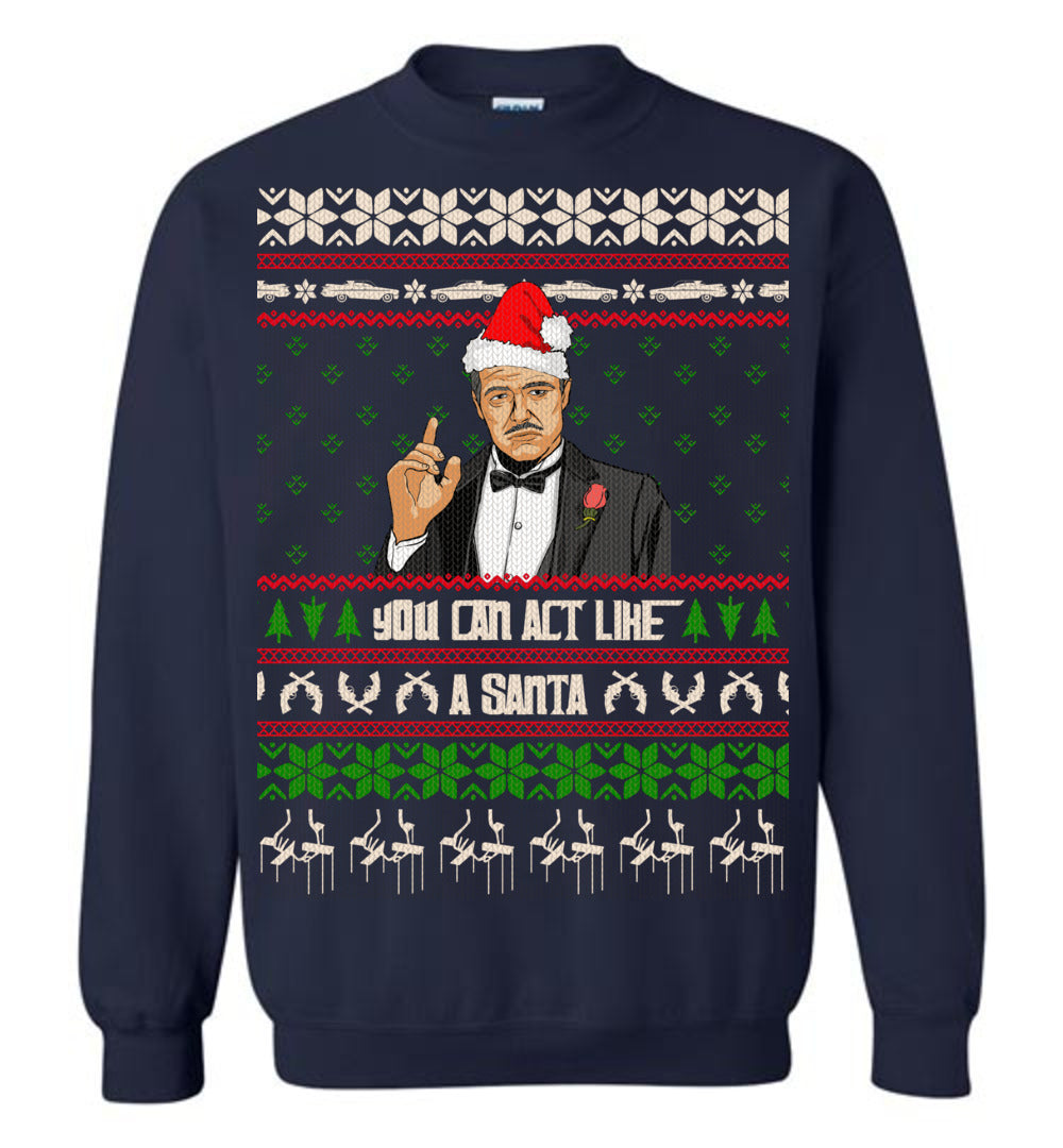 The Godfather Ugly Sweater - Funny Ugly Christmas Sweater