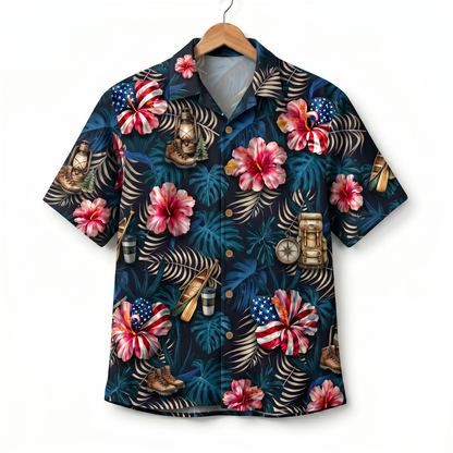 Outdoor Lifestyle America 4th July 250 Years Anniversary Premium Unisex Hawaiian Shirt For Men and Women
