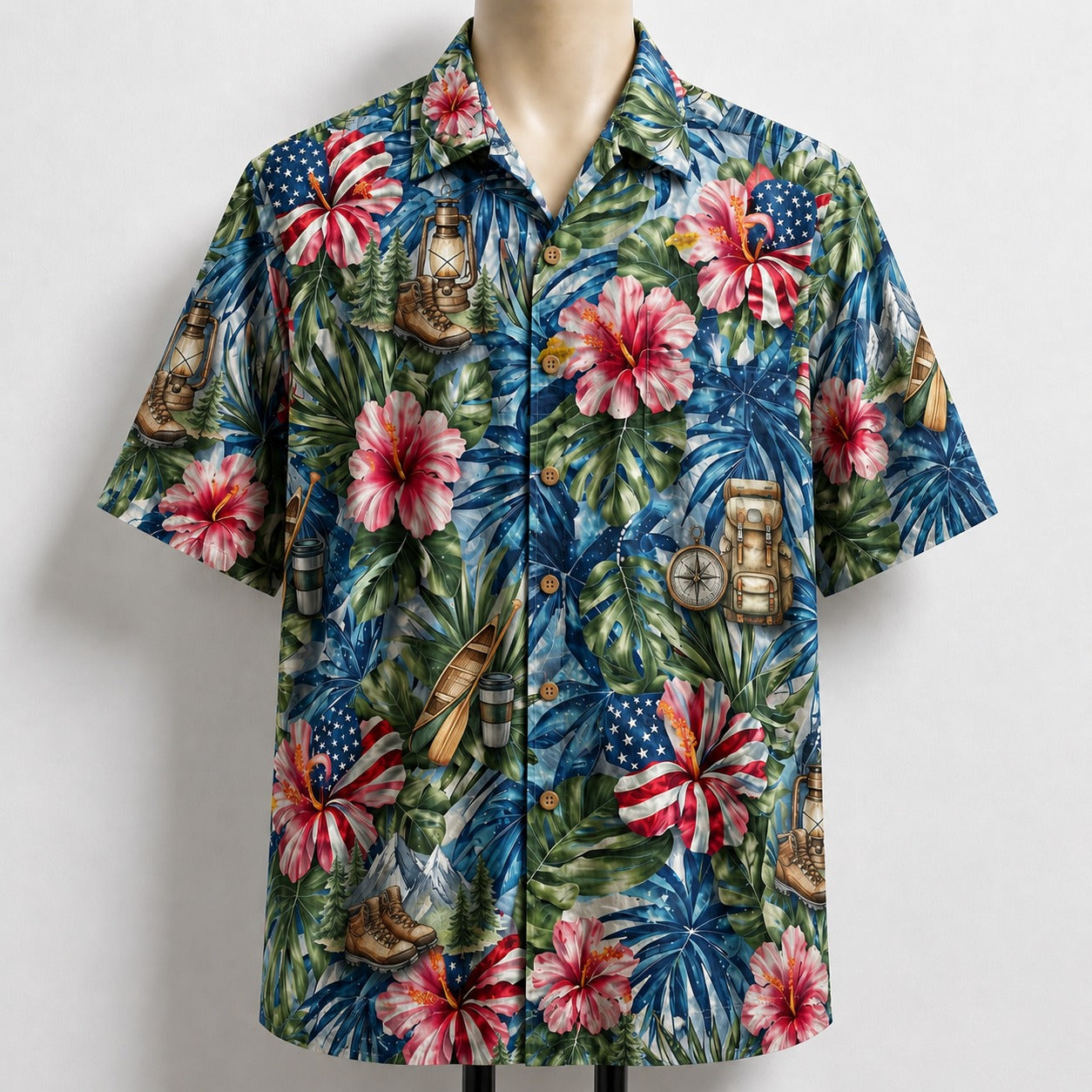 Outdoor Lifestyle America 4th July 250 Years Anniversary Premium Unisex Hawaiian Shirt For Men and Women