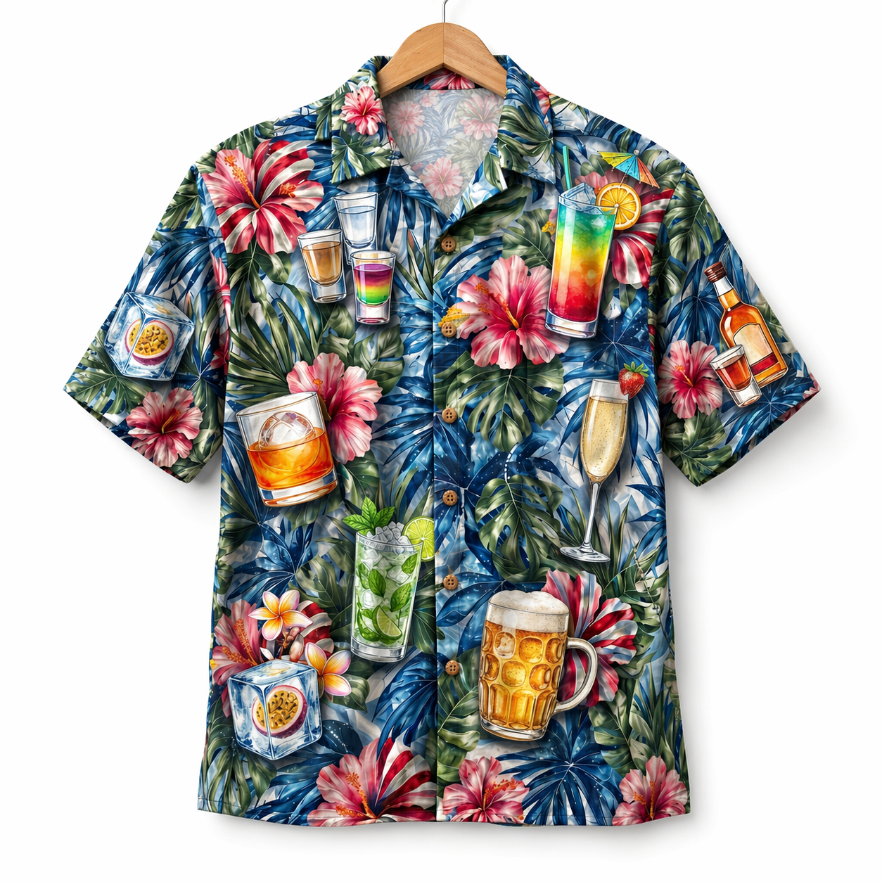 Party Drink America 4th July 250 Years Anniversary Premium Unisex Hawaiian Shirt For Men and Women