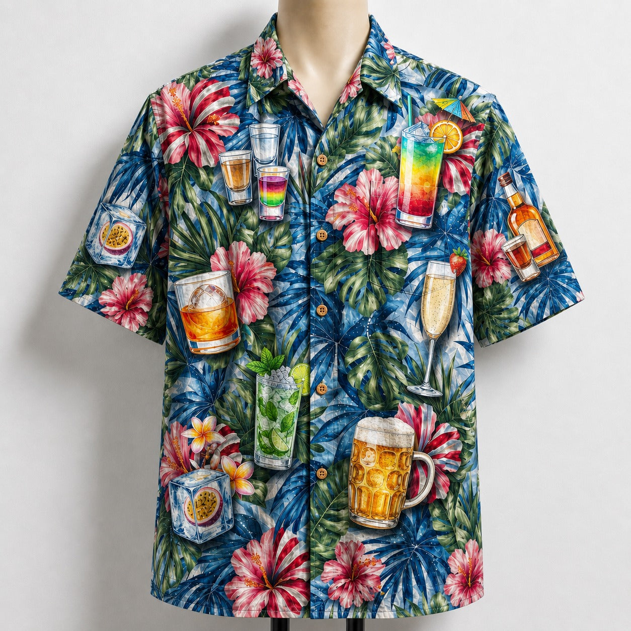Party Drink America 4th July 250 Years Anniversary Premium Unisex Hawaiian Shirt For Men and Women