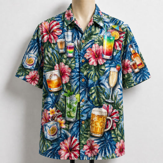 Party Drink America 4th July 250 Years Anniversary Premium Unisex Hawaiian Shirt For Men and Women