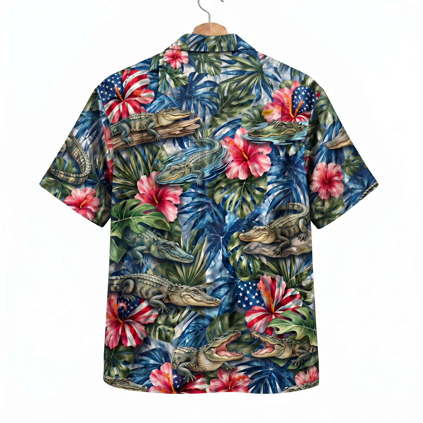 Alligator America 4th July 250 Years Anniversary Premium Unisex Hawaiian Shirt For Men and Women