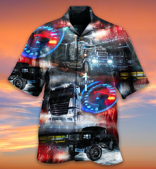 Car Love Life Night Style - Hawaiian Shirt 