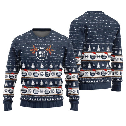 Unique Bulk order Custom Logo Christmas Sweater For Team Women Men