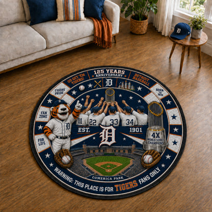 Alfombra personalizada de bienvenida premium de equipo de la MLB – Felpudo de béisbol personalizado