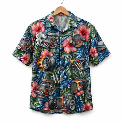 Hot Rod America 4th July 250 Years Anniversary Premium Unisex Hawaiian Shirt For Men and Women