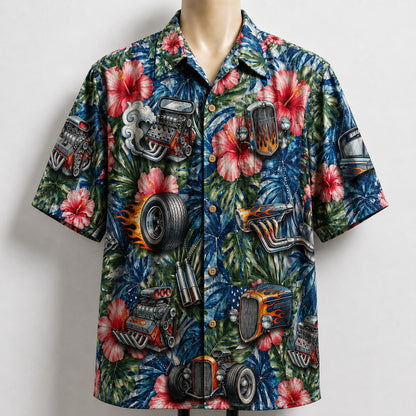 Hot Rod America 4th July 250 Years Anniversary Premium Unisex Hawaiian Shirt For Men and Women