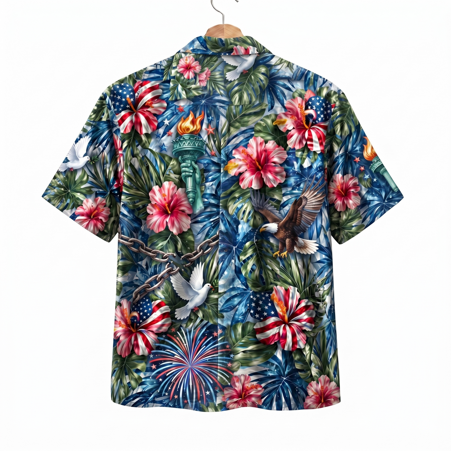 Freedom Theme Veteran 250 Years America Premium Unisex Hawaiian Shirt For Men and Women