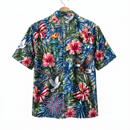 Freedom Theme Veteran 250 Years America Premium Unisex Hawaiian Shirt For Men and Women