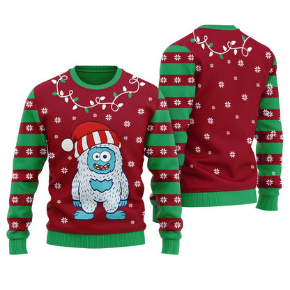 Funny Yeti Womens Ugly Christmas Sweater