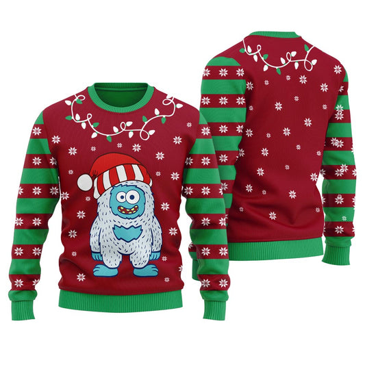 Funny Yeti Womens Ugly Christmas Sweater