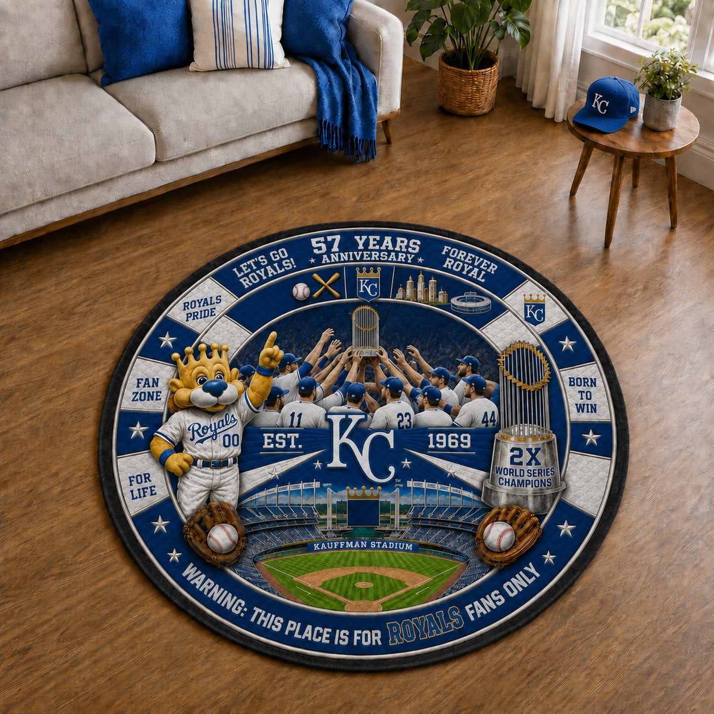 Alfombra personalizada de bienvenida premium de equipo de la MLB – Felpudo de béisbol personalizado