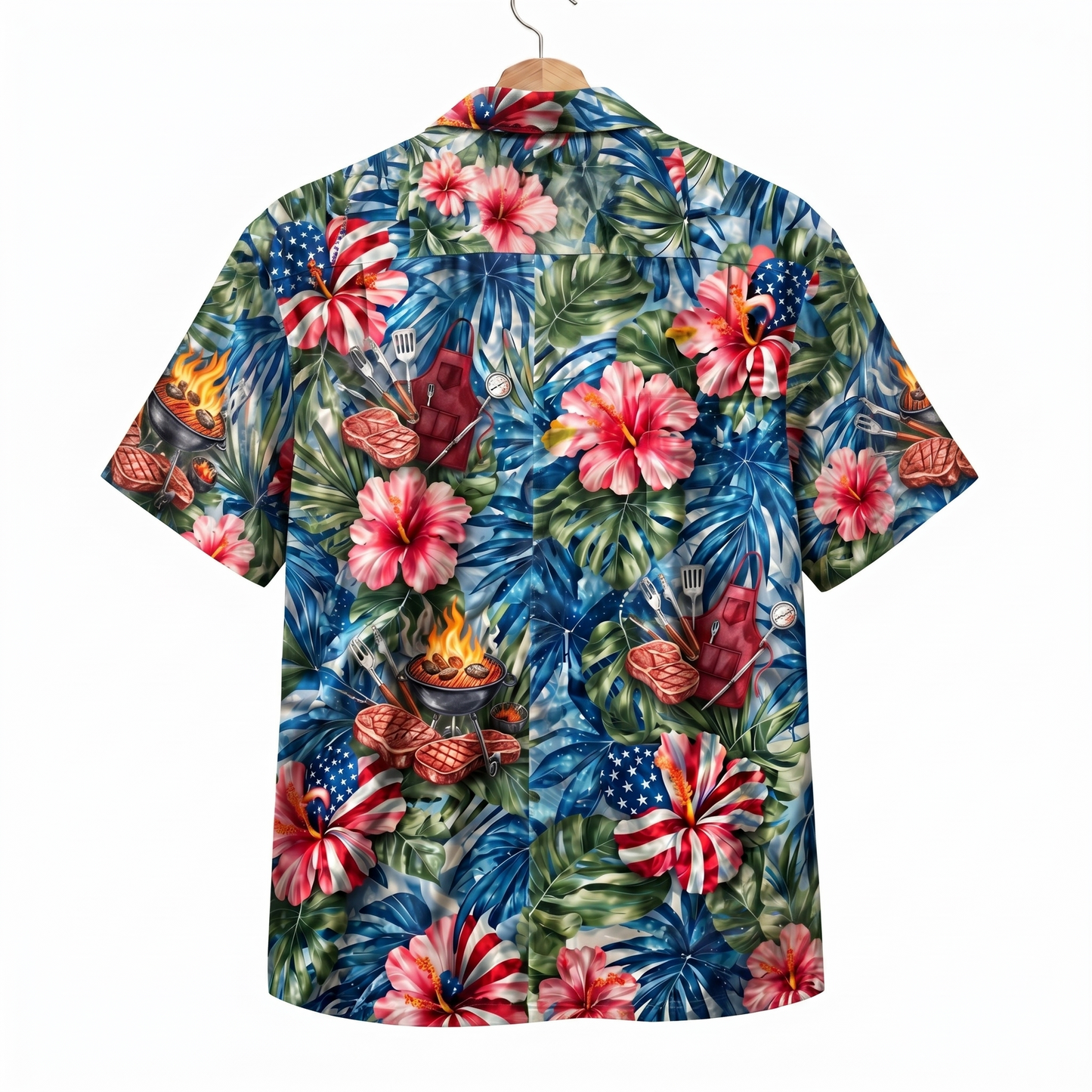 Grill Master America 4th July 250 Years Anniversary Premium Unisex Hawaiian Shirt For Men and Women