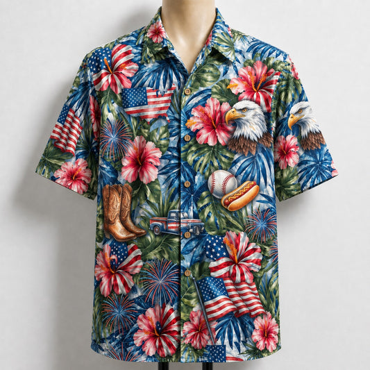 USA Lover Veteran 250 Years America Premium Unisex Hawaiian Shirt For Men and Women