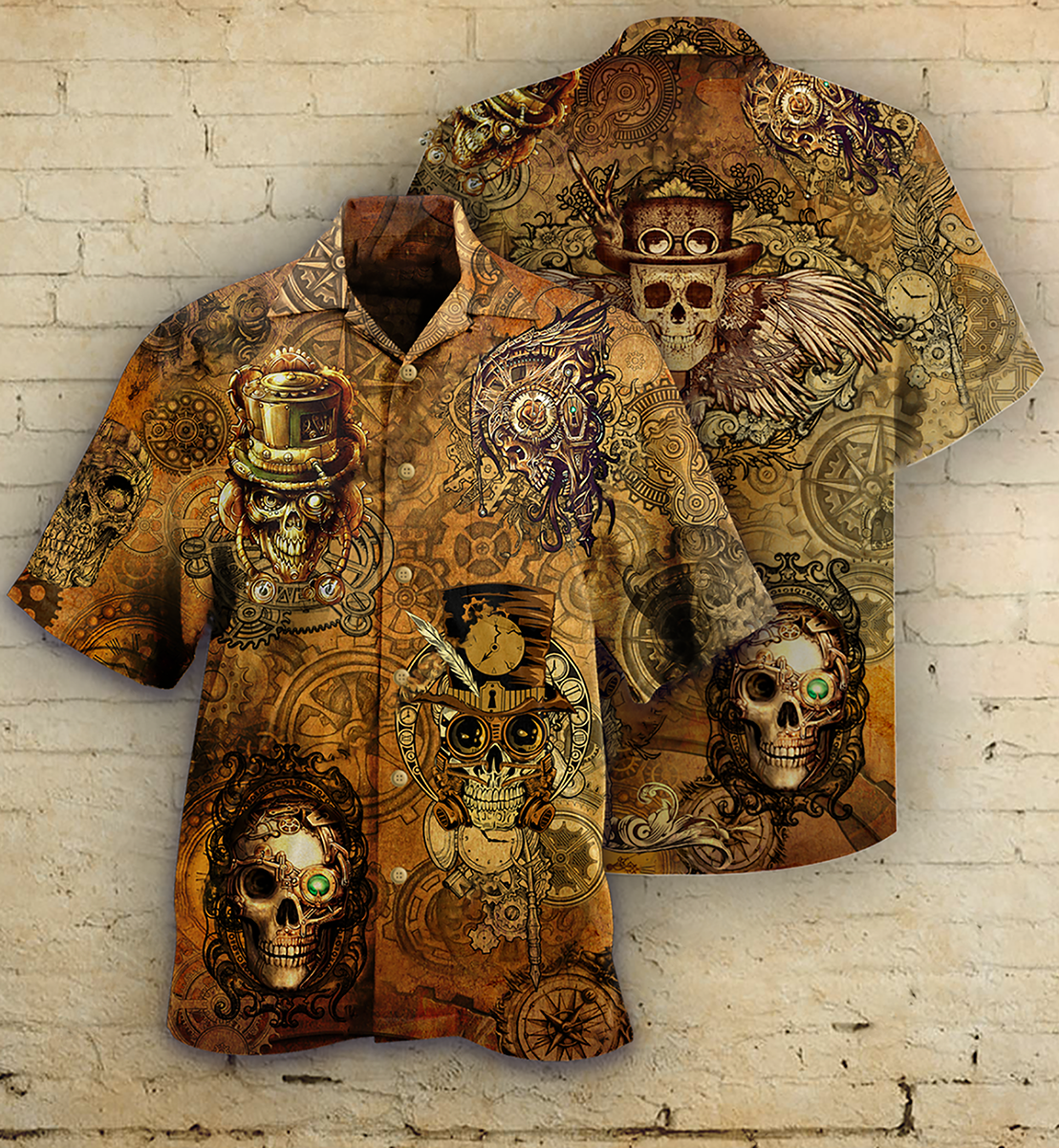 Skull Vintage Cool - Hawaiian Shirt 