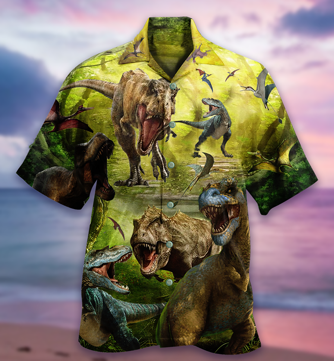 Dinosaur My Love Dinosaur World - Hawaiian Shirt 