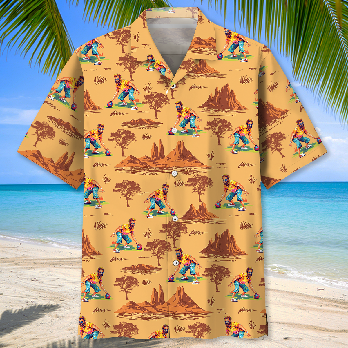 Desert Lawn Bowling Hawaiian Shirt