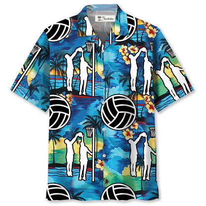 Netball Beach Hawaiian Shirt