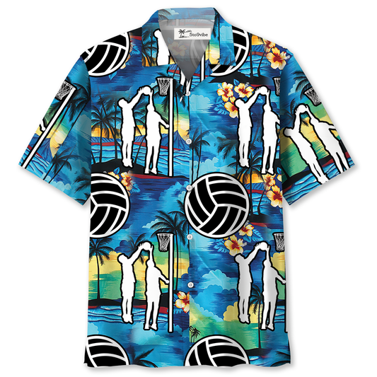 Netball Beach Hawaiian Shirt