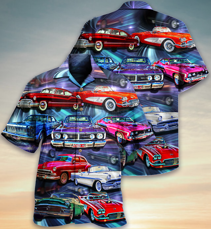 Car Color Mix Style - Hawaiian Shirt 