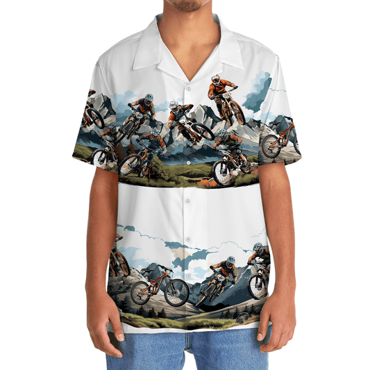 Colorado Mountain Bike Hawaiian Shirt